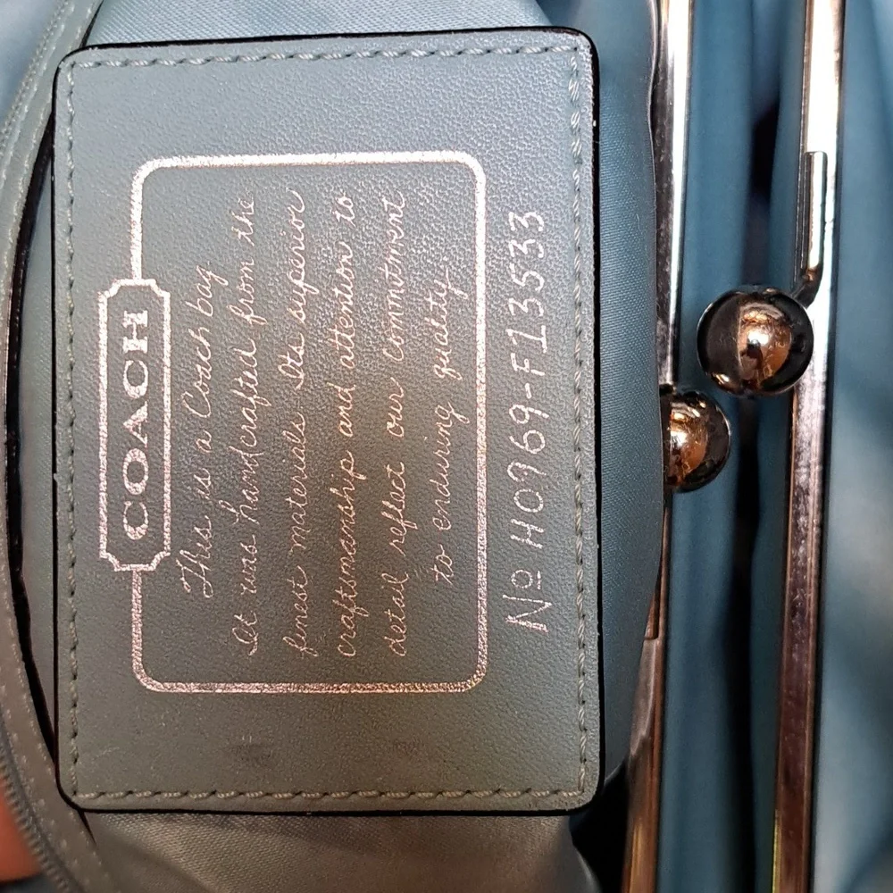 Coach Black and Tan Signature Satchel. CLOSET CLOSING SALE.